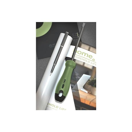 Отвертка Deli HS HT1055C, PH1х100 мм, Soft Touch, зеленый