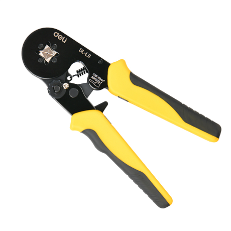 Пресс-клещи Deli YS EDL-L11, 0.25 - 10 мм², квадратная матрица