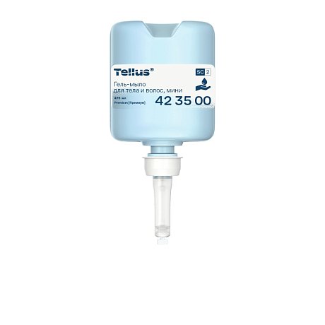 Мыло-гель Tellus Премиум для тела и волос, 475 мл, SC2 мини (423500)