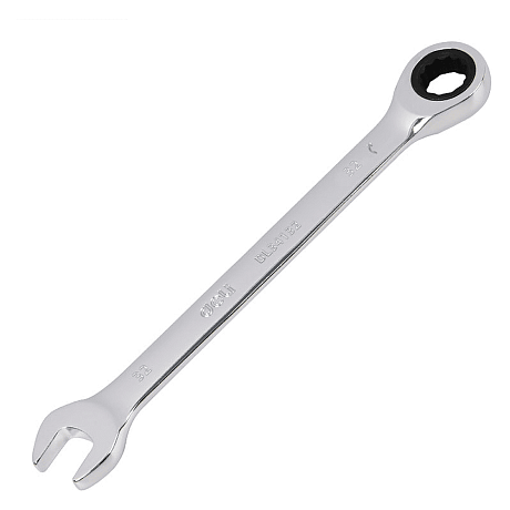 Ключ комбинированный Deli YS EDL34132, 32 мм, с трещоткой, 72 зуба