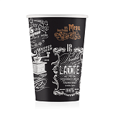 Стакан картонный 400 мл, 1 сл., 50 шт/упак