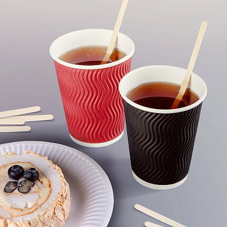 Размешиватель деревянный, 17,8 см, в индивидуальной упаковке, 250 шт/упак