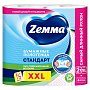Полотенца бумажные Zemma Стандарт XXL, 2 рулона, 2 слоя, декор