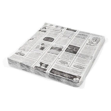 Бумага оберточная Газета, 30,5х30,5 см, парафинированная, 500 листов