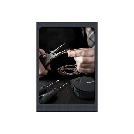 Набор ручного инструмента Deli HS EHT0006, 6 предметов, Soft Touch, черный