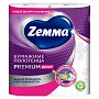 Полотенца бумажные Zemma Premium, 2 рулона, 2 слоя, декор