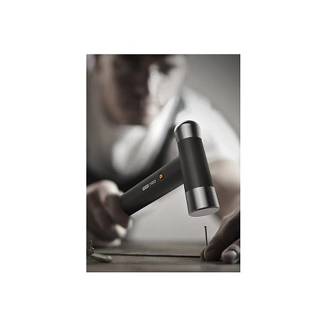Молоток Deli HS EHT7008, 0,25 кг, Soft Touch, черный