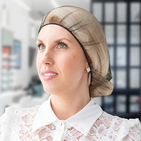 Сетка одноразовая для волос Aviora, черный, 50 шт/упак