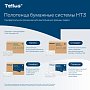 Полотенца бумажные Tellus Синглфолд Баланс, листовые, 1 слой, 250 листов, H3 (134400)