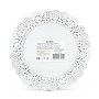 Салфетки бумажные ажурные AVIORA, d=16 см, белый, 250 шт