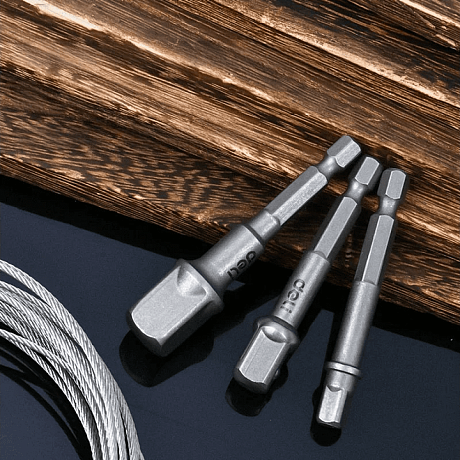 Набор адаптеров шестигранников Deli YS EDL110002, 1/4 на квадрат 1/4'', 3/8'', 1/2