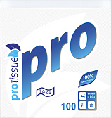 Салфетки бумажные PROtissue 24х24см