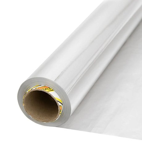 Фольга алюминиевая пищевая, суперпрочная, 44х100 см/м, 14 мкн