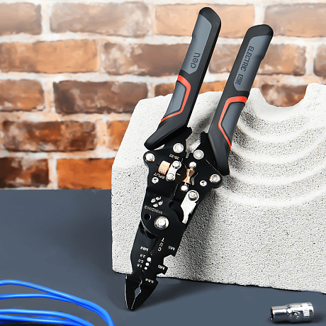 Многофункциональный инструмент для снятия изоляции Deli RS EDL383014, 200 мм