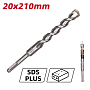 Бур по бетону Deli YS EDH-Y20210, 20 x 210 мм, SDS-PLUS