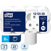 Бумага туалетная TORK Premium Т4 1*8, 2-сл (120320)