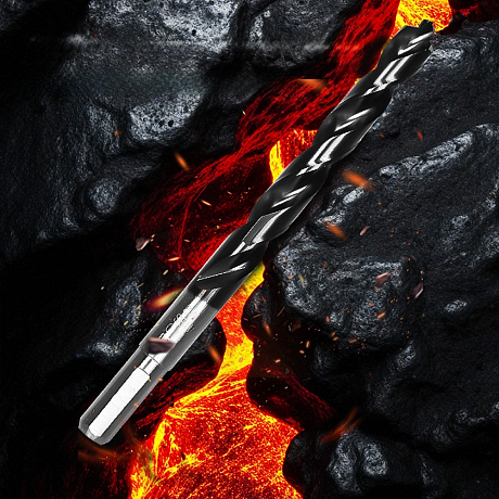 Сверло по металлу Deli RS EDH-MHZ035-E4, 3.5 мм, DIN 338, HSS-TiN