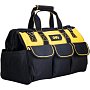 Сумка для инструментов Deli YS EDL430117, 400х200х270 мм, ткань Oxford, черный, желтый