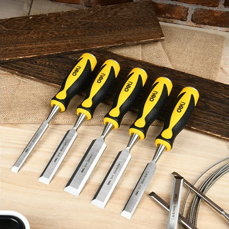 Стамеска Deli DL6212-E1, 12 мм, желтый