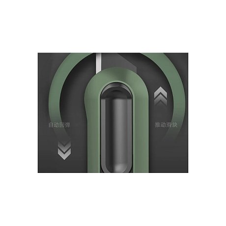 Набор ножей строительных Deli HS EHT4003, 3 шт (ножи 9мм/18мм/трапеция), Soft Touch, зеленый