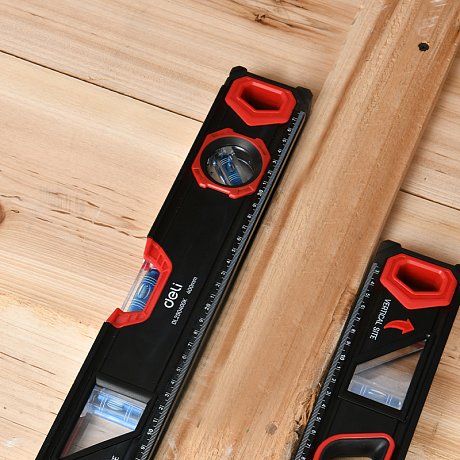 Уровень строительный Deli RS EDL2901000K, 1000 мм, магнит