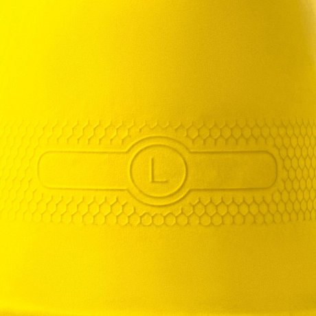 Перчатки латексные HQ Profiline, р-р L, с х/б покрытием, желтый