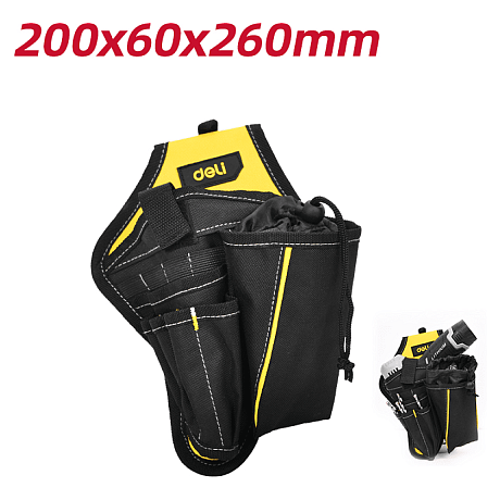 Сумка поясная Deli YS DLP07, для инструментов, без ремня