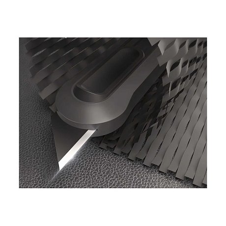 Нож строительный Deli HS HT4008C, 135x30 мм, трапеция, Soft Touch, оранжевый
