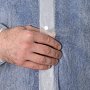Халат одноразовый спанбонд на кнопках, 25 г/м2, размер 3ХL, 10 шт/упак, белый