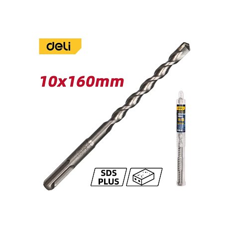 Бур по бетону Deli YS EDH-Y101600, 10x160 мм, SDS-PLUS
