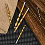 Набор сверл Deli YS EDH-MHZ015-ED4 по металлу, DIN 338, 135°, 1-15 мм, 15 шт., золотой