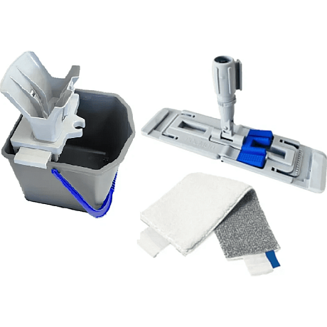 Набор РОСМОП PRO 25 (ведро 25 л, отжим, держатель для мопов, моп)