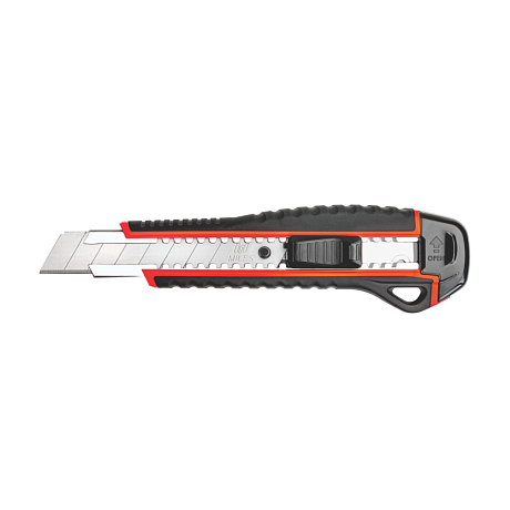 Нож строительный Miles "FA1806G/Y", 18 мм, усиленный