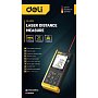 Дальномер лазерный Deli YS EDL4169, 80 м, желтый, черный