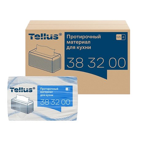 Протирочный материал нетканый Tellus, для кухни, 1 слой, 75 листов, WM4 (383200)