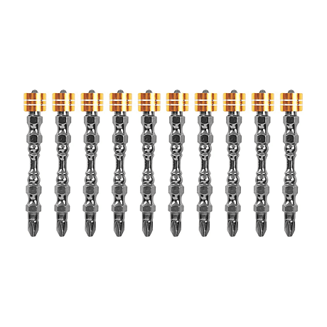 Бита Deli YS EDL255065, с ограничителем, 10 шт., PH2 x 65 мм, для ГКЛ