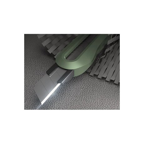 Нож строительный Deli HS EHT4009, 9 мм, Soft Touch, зеленый
