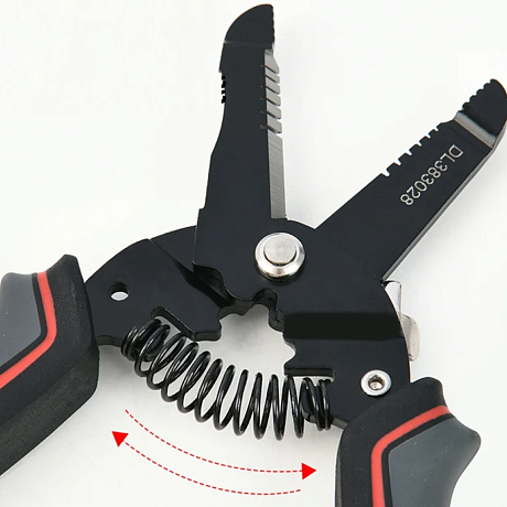 Инструмент для снятия изоляции Deli RS EDL383028, 180 мм, 0.2- 0.8 мм