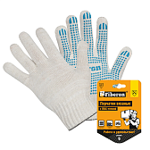 Перчатки трикотажные х/б, с ПВХ покрытием Точка из 6-и нитей