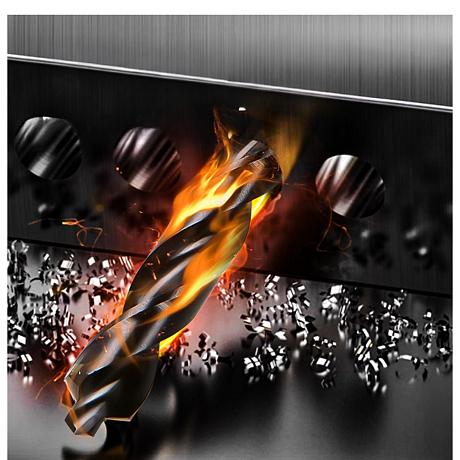 Сверло по металлу Deli RS EDH-MHZ035-E4, 3.5 мм, DIN 338, HSS-TiN