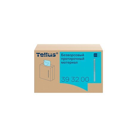 Протирочный материал нетканый Tellus, безворсовый, 1 слой, 100 листов, WM5 (393200)