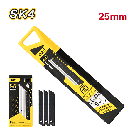 Лезвие для строительного ножа Deli EDL-DP251, 25 мм, 10 шт.