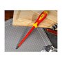 Отвертка диэлектрическая Deli YS EDL5161501, SL6,5х150 мм, желтый, красный