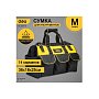 Сумка для инструментов Deli YS EDL430116, 360х180х250 мм, ткань Oxford, черный, желтый