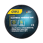 Изолента ПВХ Deli YS EDL5261, 18 мм x 10 м, 130 мкм, черная
