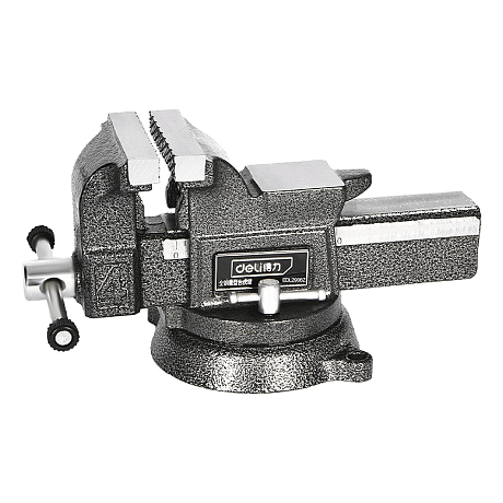 Тиски стальные Deli YS EDL2906Z, поворотные, с наковальней, 6