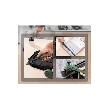 Набор ручного инструмента Deli HS EHT0006L, 6 предметов, Soft Touch, зеленый