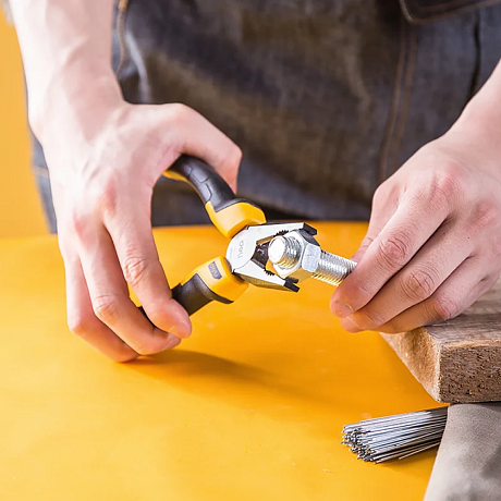 Плоскогубцы Deli YS EDL2006Z, 160 мм, 2-х компонентные рукоятки