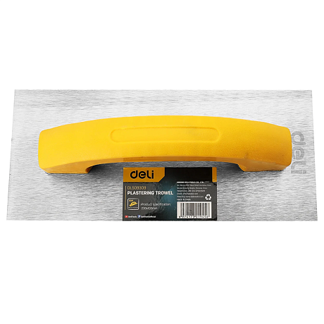 Гладилка Deli YS EDL509309, нержавеющая, 230 x 100 мм, 2-х компонентная рукоятка