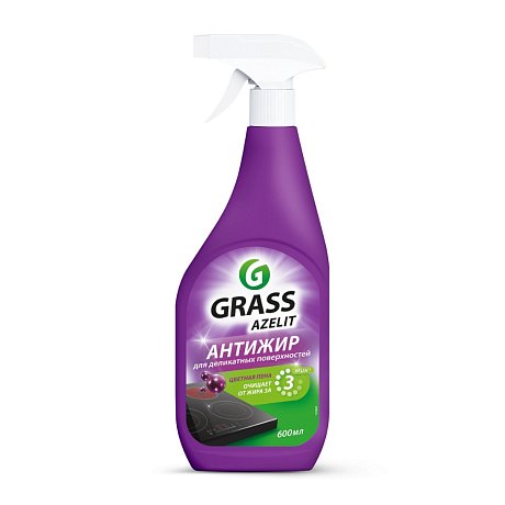 Средство чистящее для плит, духовок, грилей "AZELIT", деликатное, 600 мл, с триггером (125860)